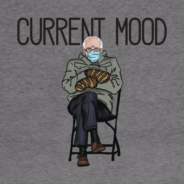 Current Mood Mittens Bernie Sanders by Perpetual Brunch